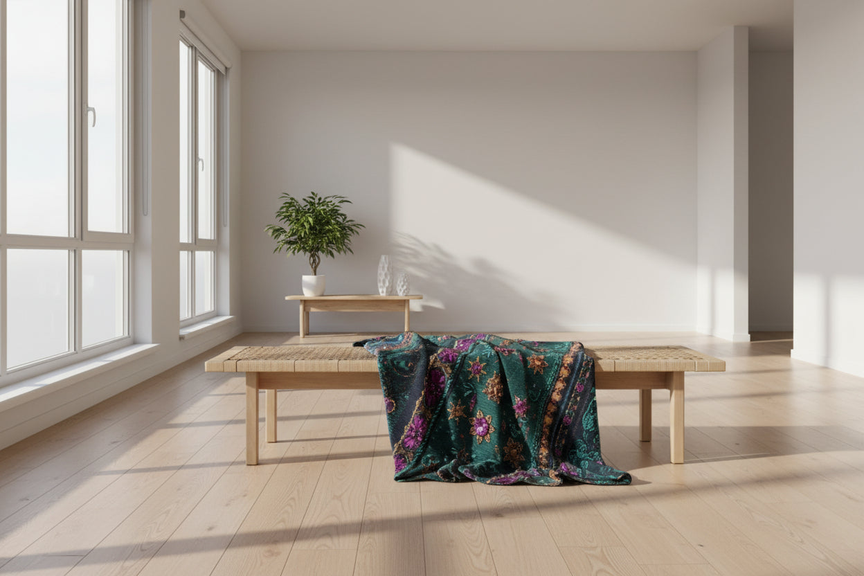 Luxurious Bohemian Throw Blanket Cozy Living Room Decor - Rosetta Creative Boutique